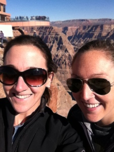 Standing on the edge of the West Rim